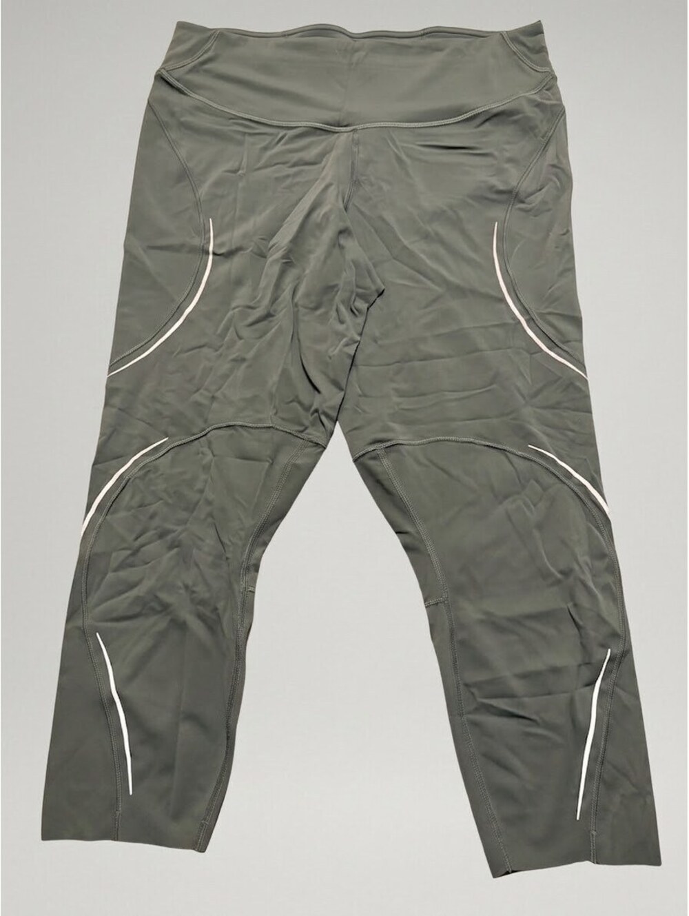 Lululemon Size 14 Dark Green Athletic Cropped Leggings - NWOT